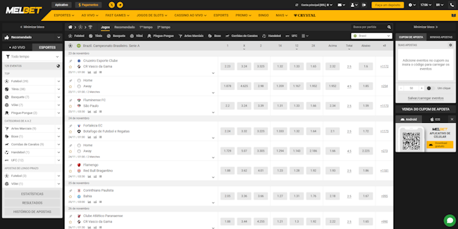 Esporte da sorte cassino